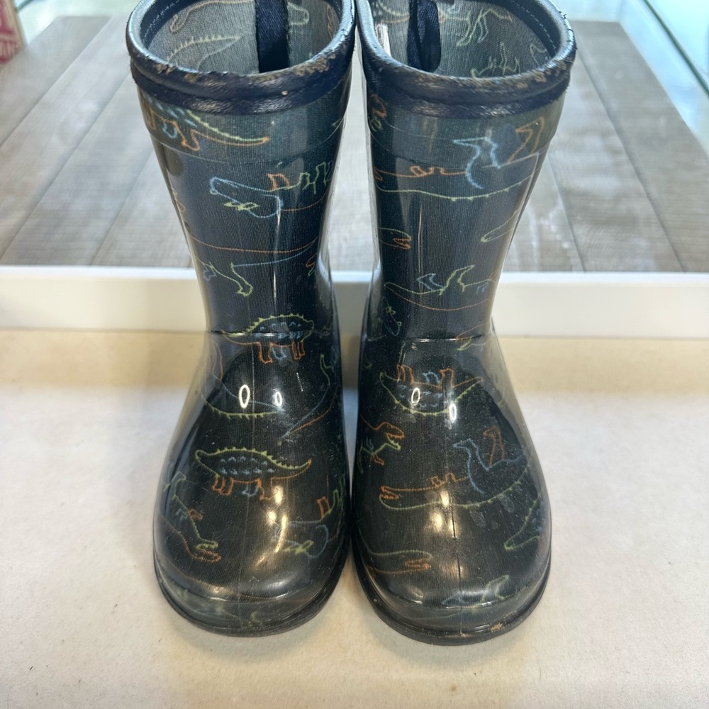Carter's Navy Dinosaur Rain Boots